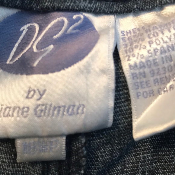 DG2 by Diane Gilman 18WP FLORAL JEANS🆕 - Picture 3 of 11